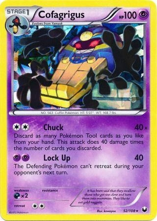 Image for Cofagrigus - 52/108 (Cracked Ice Holo) (052/108) (Deck Exclusives) (PR) - Pokemon