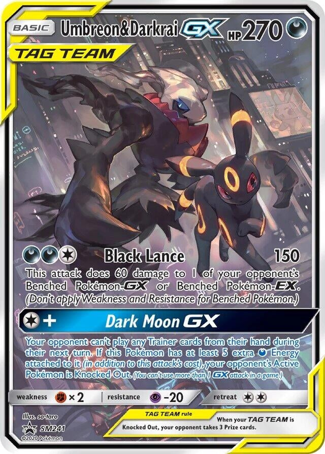 Image for Umbreon & Darkrai GX - SM241 (SM241) (Jumbo Cards) (PR) - Pokemon