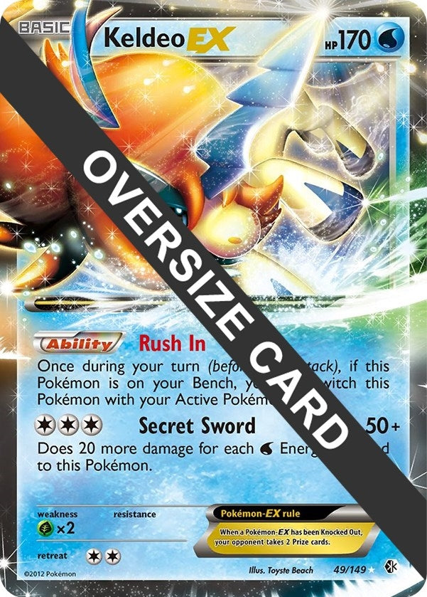 Image for Keldeo EX (049/099) (Jumbo Cards) (PR) - Pokemon