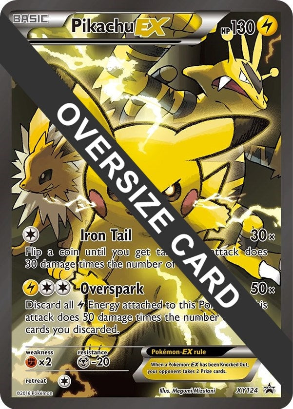 Image for Pikachu EX - XY124 (XY124) (Jumbo Cards) (PR) - Pokemon