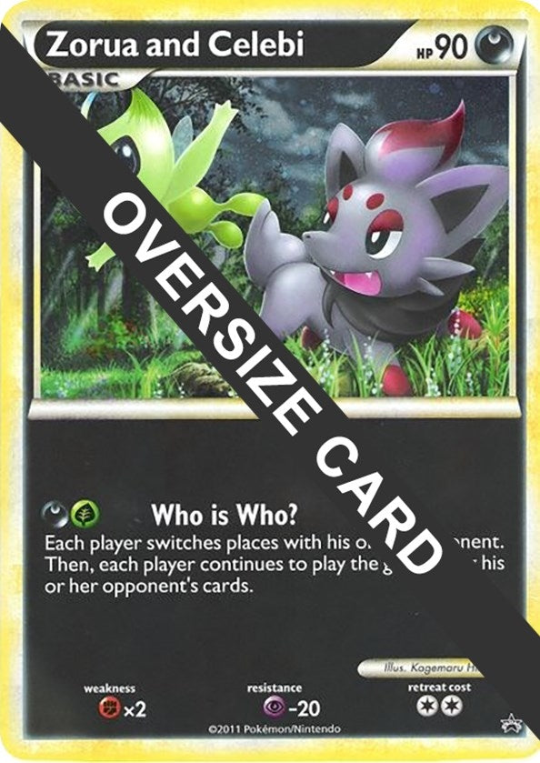 Image for Zorua and Celebi (Black and White Tour Promo) (Jumbo Cards) (PR) - Pokemon