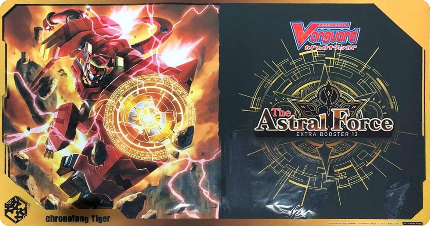 Image for Cardfight!! Vanguard Preorder Playmat: The Astral Force - Chronofang Tiger - Playmats