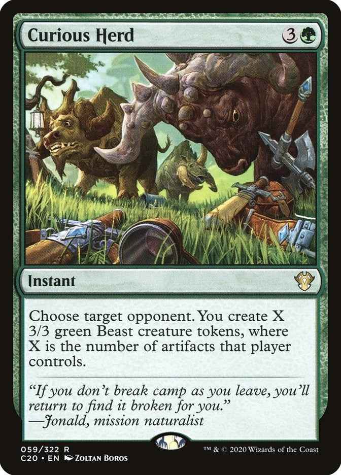 Curious Herd (59) (Commander 2020)
