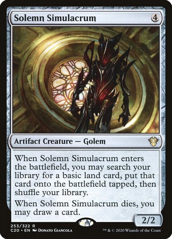 Solemn Simulacrum (253) (Commander 2020)