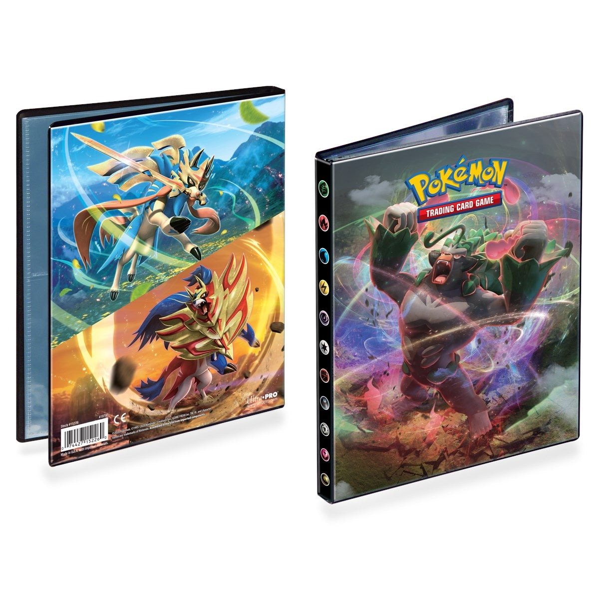 Image for Pokemon Sword & Shield Rebel Clash (SWSH2) 4-Pocket Portfolio - Storage Albums