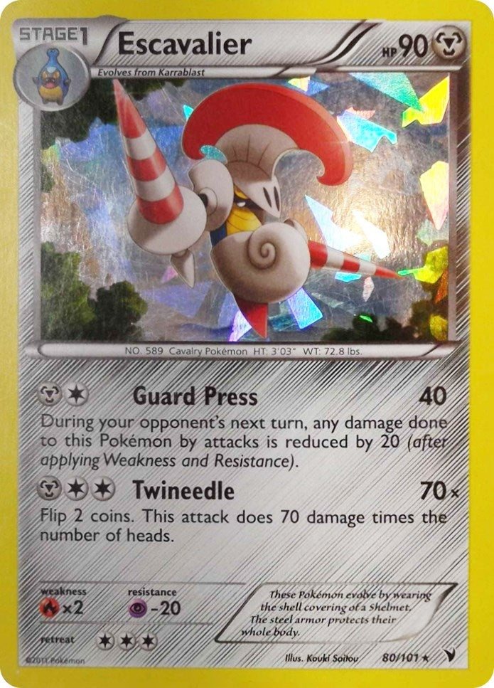 Image for Escavalier - 80/101 (Cracked Ice Holo) (080/101) (Deck Exclusives) (PR) - Pokemon