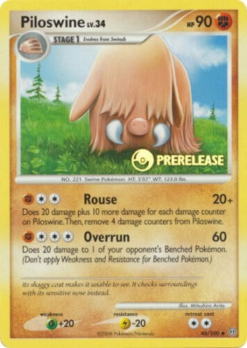Image for Piloswine - 46/100 (Prerelease) (46/100) (Nintendo Promos) (PR) - Pokemon