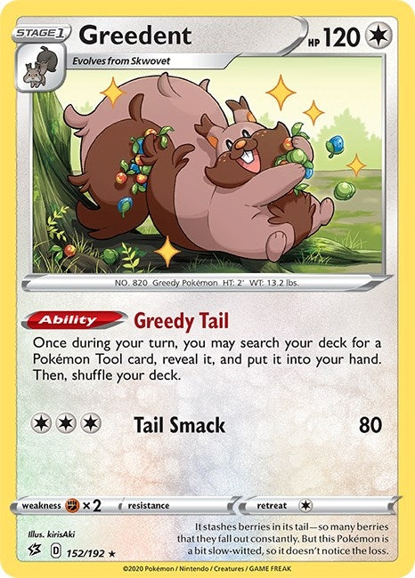 Image for Greedent (152/192) (SWSH02: Rebel Clash) - Pokemon