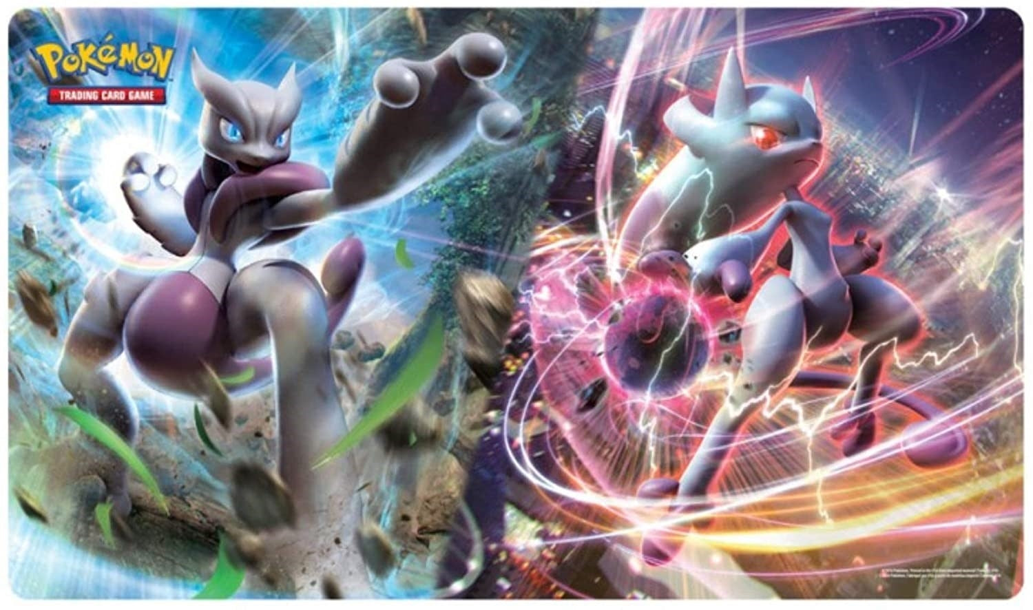 Image for Pokemon TCG: Mega Mewtwo X and Mega Mewtwo Y Playmat - Playmats