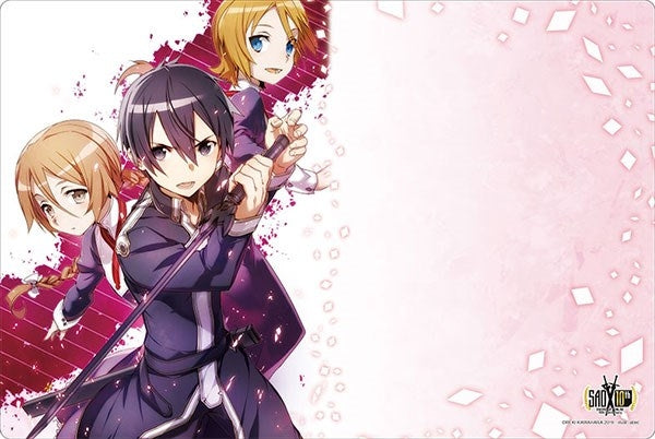 Image for Bushiroad Rubber Mat Collection Vol.538: Sword Art Online 10th Anniversary - Alicization Rising Kirito & Fizel & Linel - Playmats