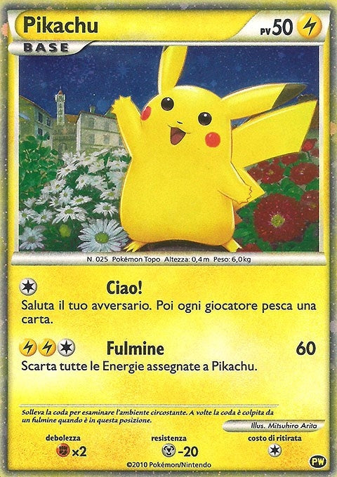 Image for Pikachu (Italian) (PW 2) (Pikachu World Collection Promos) (PWCP) - Pokemon