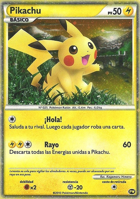 Image for Pikachu (Spanish) (PW 4) (Pikachu World Collection Promos) (PWCP) - Pokemon