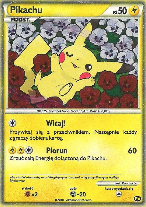Image for Pikachu (Polish) (PW 8) (Pikachu World Collection Promos) (PWCP) - Pokemon