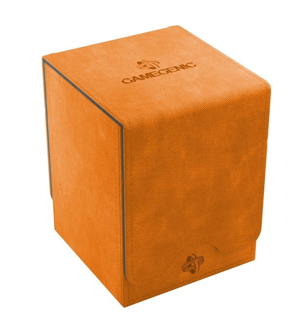 Image for GameGenic Squire Deck Box - Orange (Holds 100+) - Deck Boxes