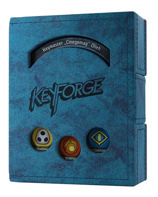 Image for GameGenic KeyForge Deck Book - Blue - Deck Boxes