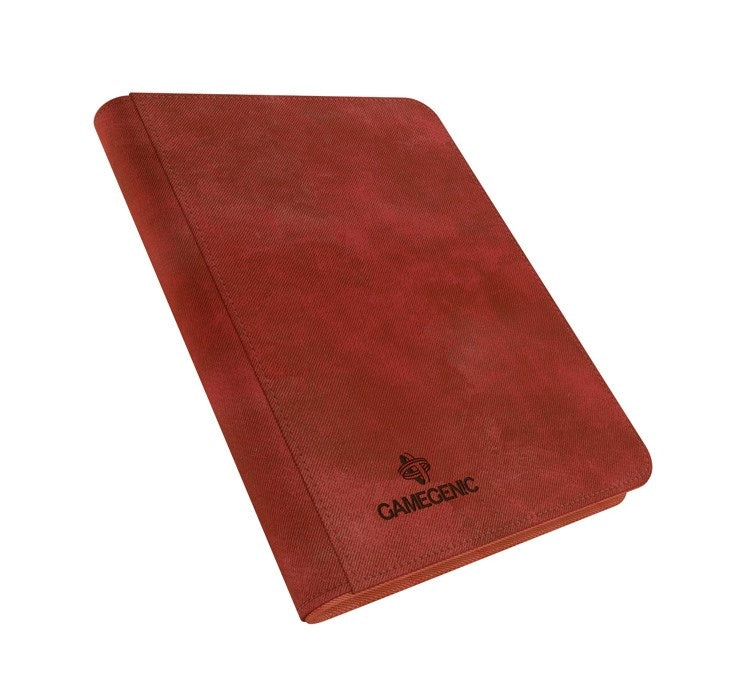 Image for GameGenic Zip-Up Album 8-Pocket Side-Loading - Red - Storage Albums