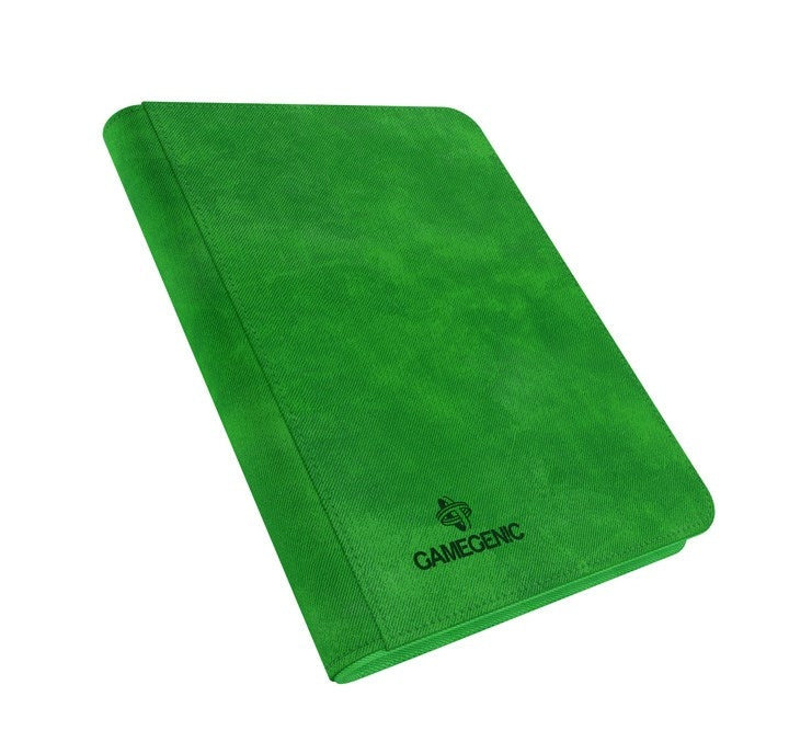 Image for GameGenic Zip-Up Album 8-Pocket Side-Loading - Green - Storage Albums