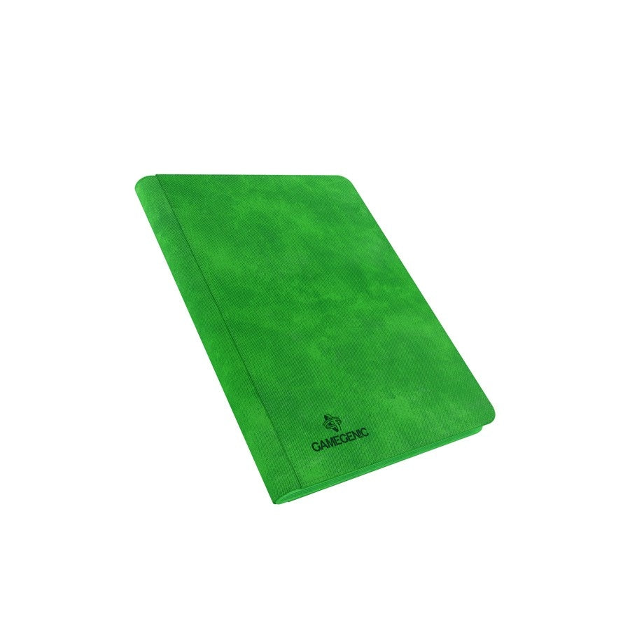 Image for GameGenic Zip-Up Album 18-Pocket Side-Loading - Green - Storage Albums