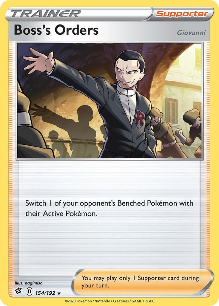 Image for Boss's Orders (154/192) (Deck Exclusives) (PR) - Pokemon