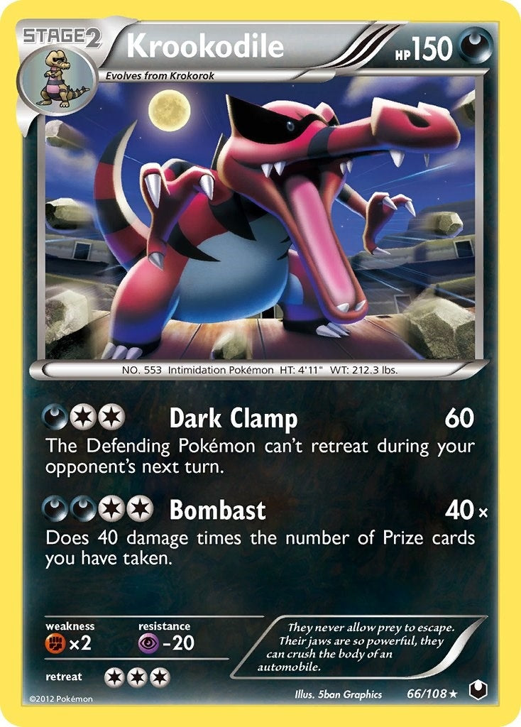 Image for Krookodile (066/108) (Deck Exclusives) (PR) - Pokemon