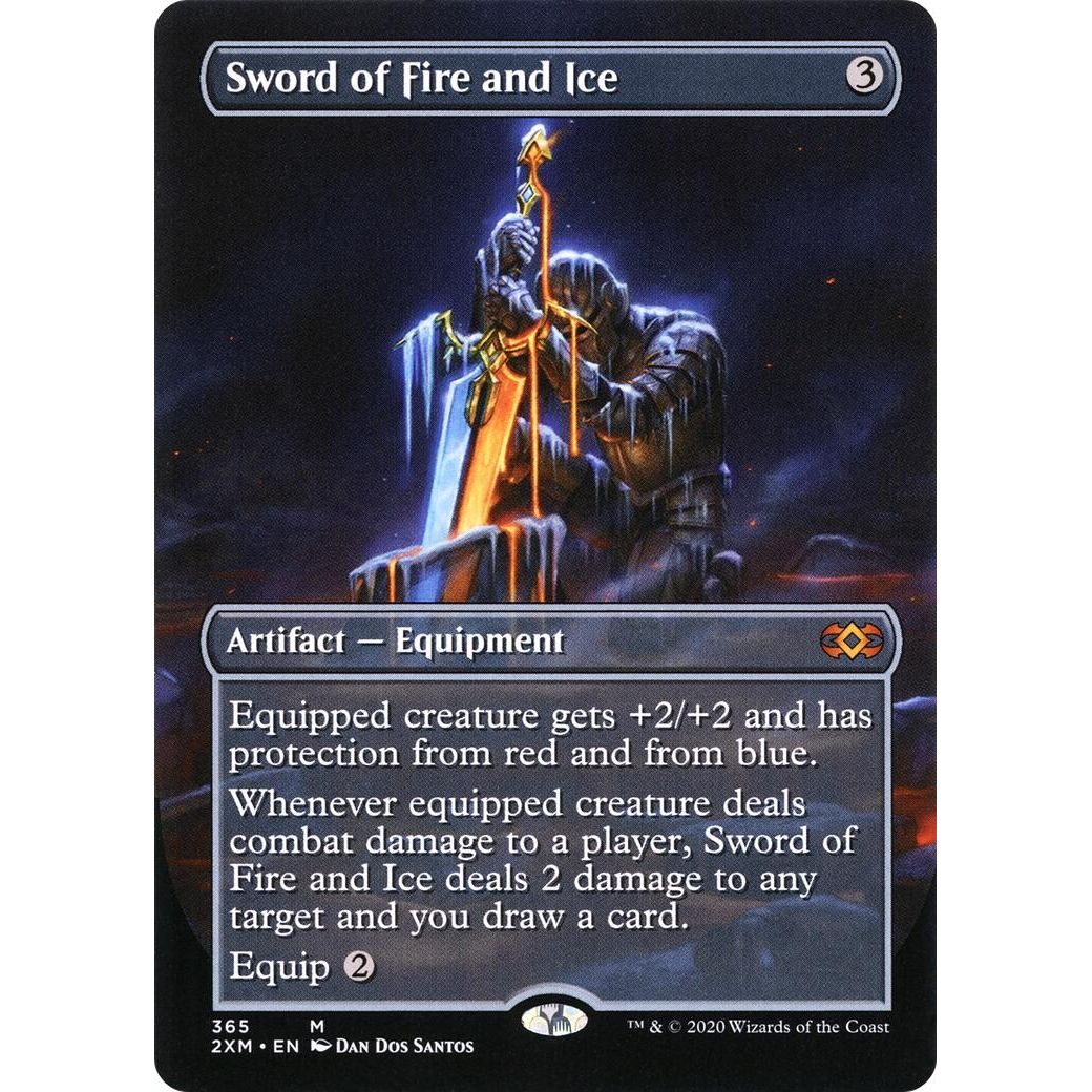 Sword of Fire and Ice (Borderless) (365) (Double Masters) - PokeBox USA