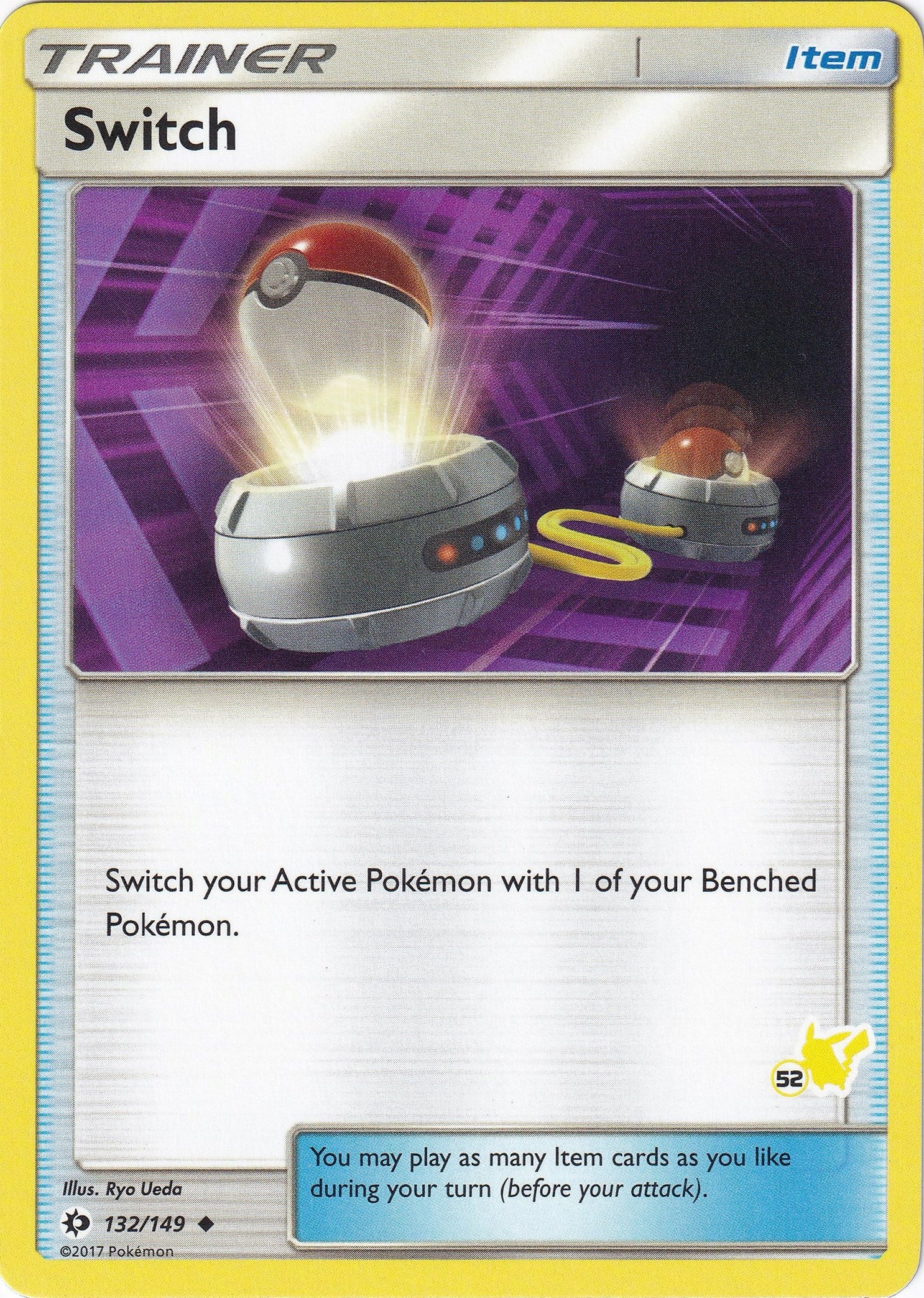 Image for Switch - 132/149 (#52 Pikachu Stamped) (132/149) (Battle Academy) (BTA) - Pokemon