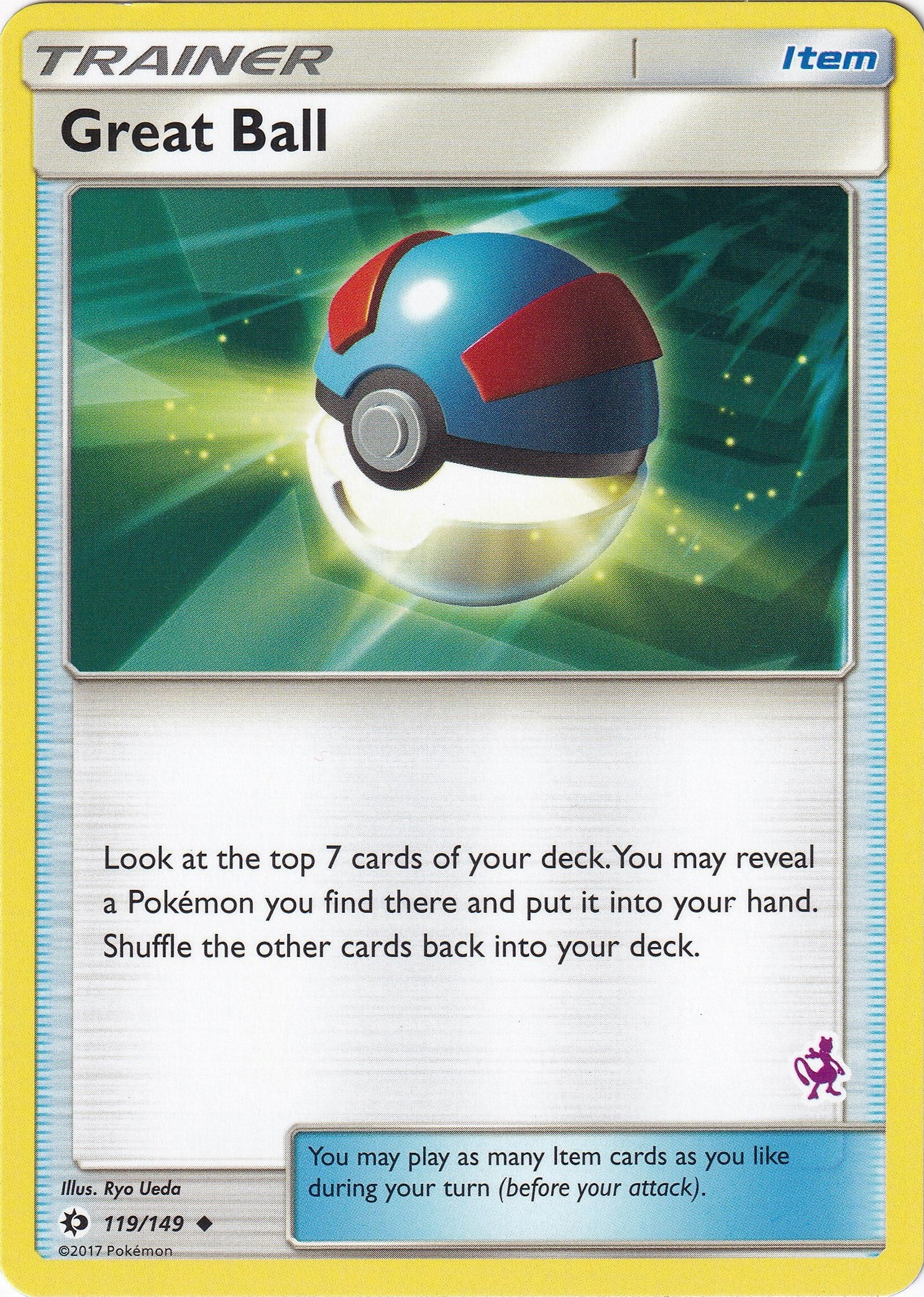 Image for Great Ball - 119/149 (Mewtwo Stamped) (119/149) (Battle Academy) (BTA) - Pokemon