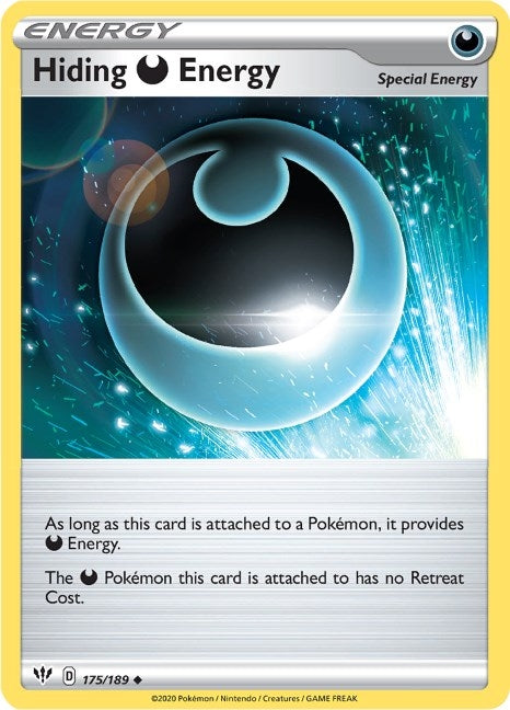 Image for Hiding D Energy (175/189) (SWSH03: Darkness Ablaze) (SWSH03) - Pokemon