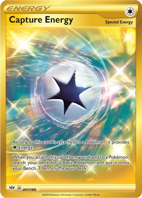 Image for Capture Energy (Secret) (201/189) (SWSH03: Darkness Ablaze) (SWSH03) - Pokemon