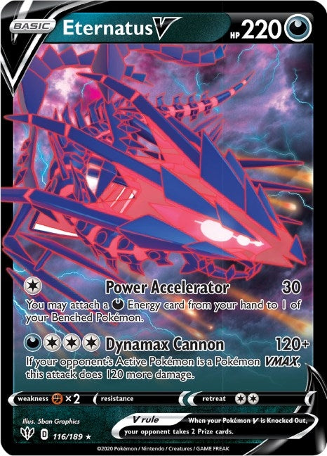 Eternatus V (116/189) (SWSH03: Darkness Ablaze)