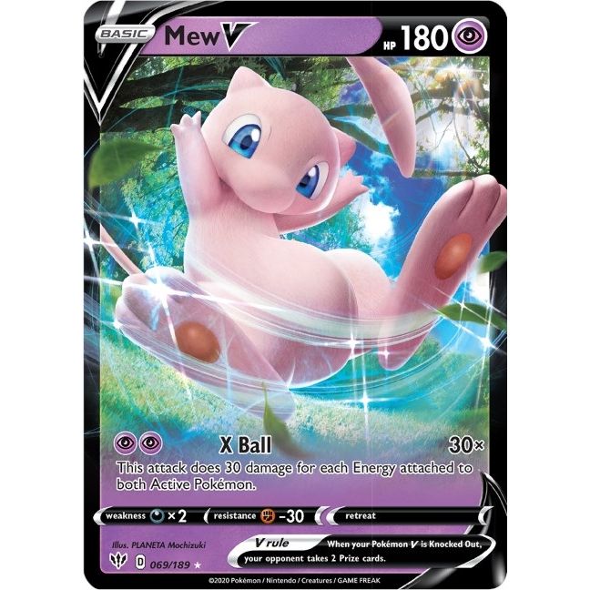 Mew V (069/189) (SWSH03: Darkness Ablaze) - PokeBox USA
