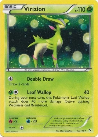 Image for Virizion - 13/101 (Cosmos Holo) (013/101) (Blister Exclusives) (BLE) - Pokemon