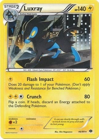 Image for Luxray - 46/99 (Cosmos Holo) (046/099) (Blister Exclusives) (BLE) - Pokemon