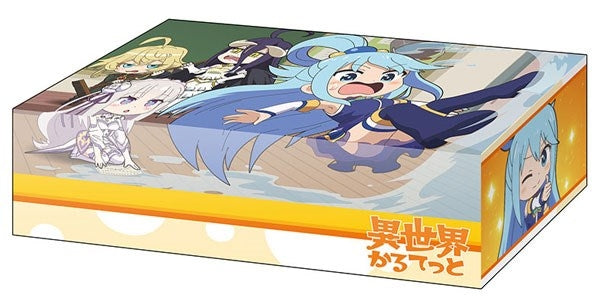 Image for Bushiroad Storage Box Collection Vol.394: Isekai Quartet - Aqua, Emilia, Tanya, & Albedo - Deck Boxes