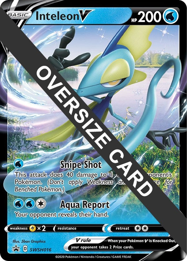 Image for Inteleon V - SWSH016 (SWSH016) (Jumbo Cards) (PR) - Pokemon
