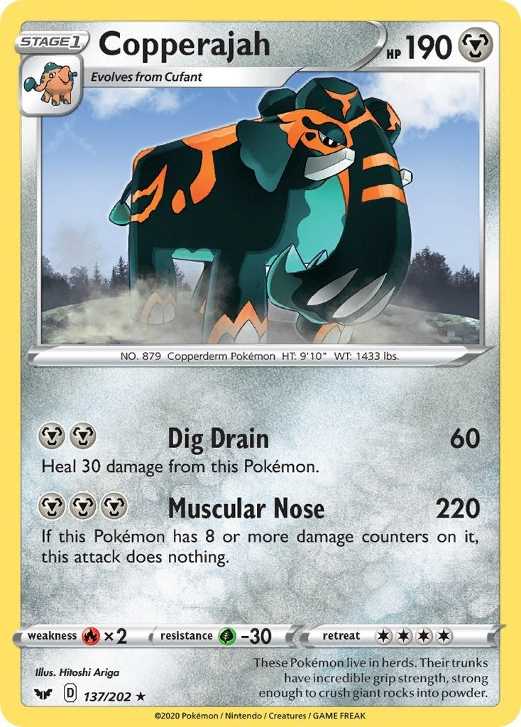 Image for Copperajah - 137/202 (Non-Holo Gamestop Exclusive) (137/202) (Blister Exclusives) (BLE) - Pokemon