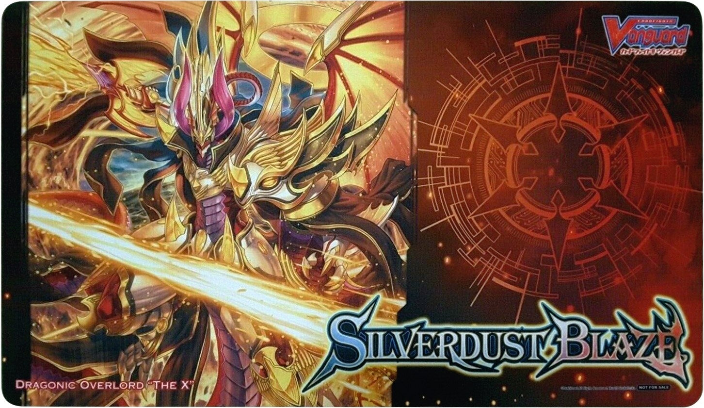 Image for Cardfight!! Vanguard Sneak Preview Playmat: Silverdust Blaze - Dragonic Overlord "The X" - Playmats