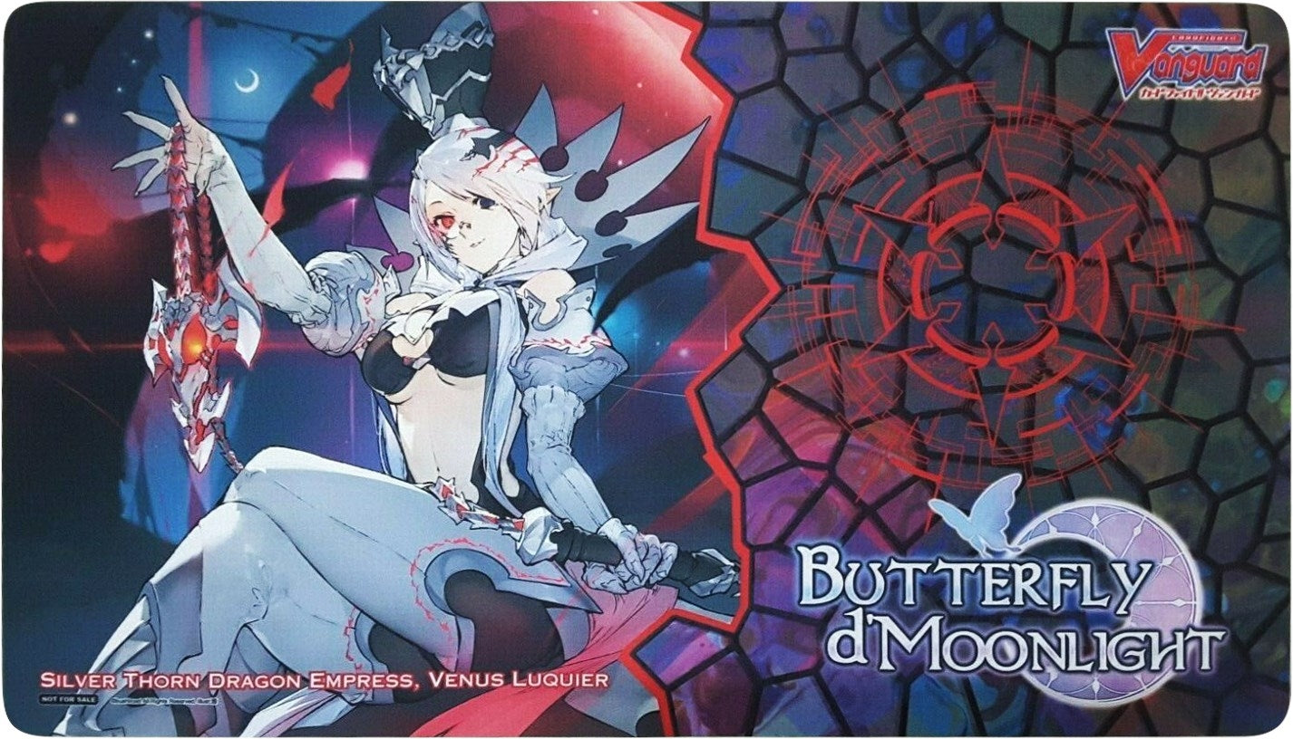 Image for Cardfight!! Vanguard Sneak Preview Playmat: Butterfly d'Moonlight - Silver Thorn Dragon Empress, Venus Luquier - Playmats