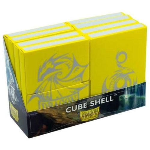 Image for Dragon Shield Cube Shell - Yellow (Holds 20) - Deck Boxes