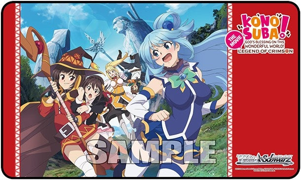 Image for Weiss Schwarz Preorder Stitched Playmat - KonoSuba The Movie: Legend of Crimson - Playmats