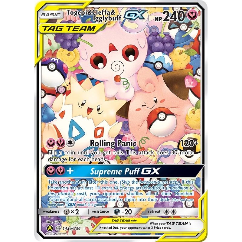 Togepi & Cleffa & Igglybuff GX - 143a/236 (143a/236) (Alternate Art Promos) - PokeBox USA