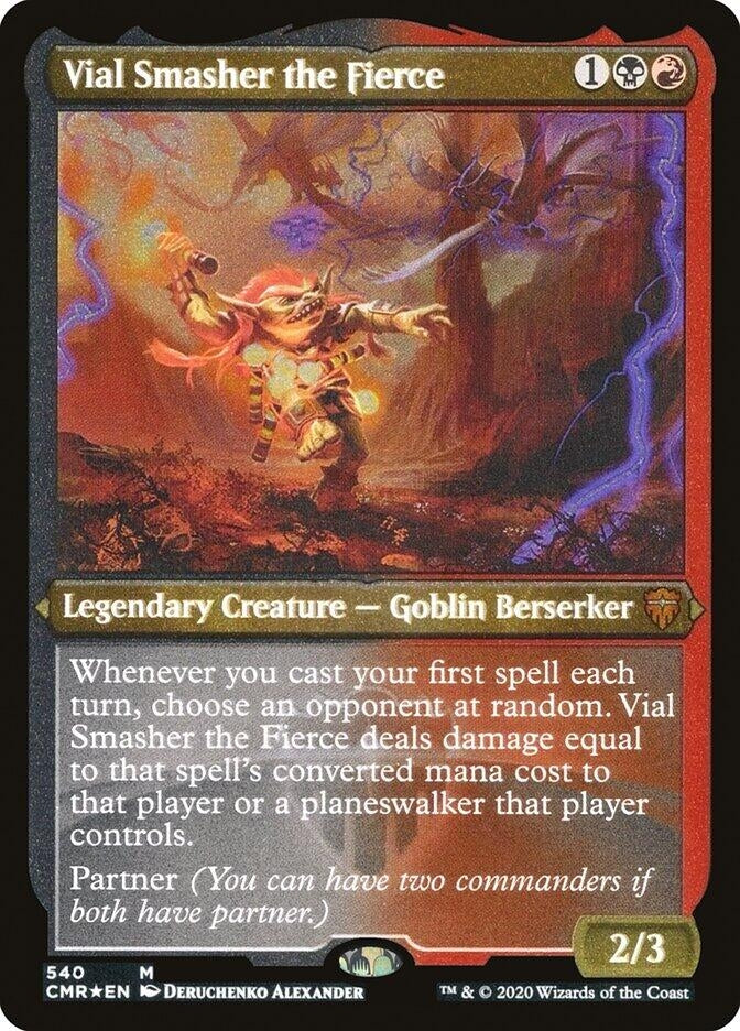 Vial Smasher the Fierce (Foil Etched) (540) (Commander Legends)
