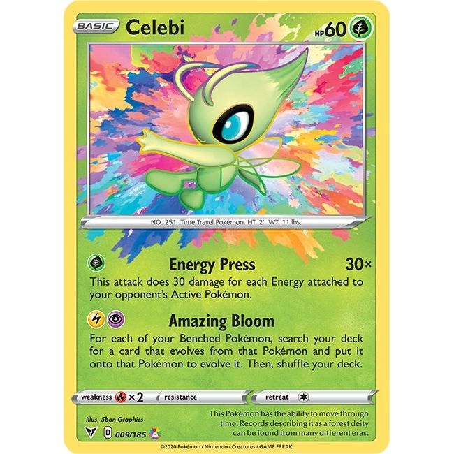 Celebi (009/185) (SWSH04: Vivid Voltage) - PokeBox USA