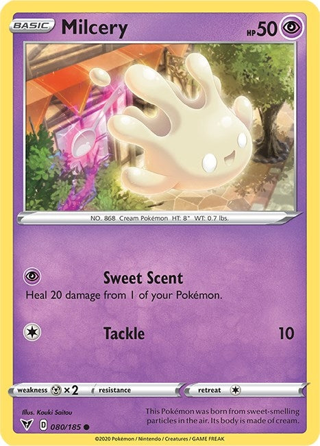 Image for Milcery (080/185) (SWSH04: Vivid Voltage) (SWSH04) - Pokemon