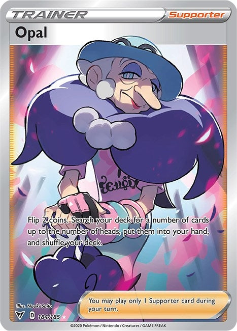 Opal (Full Art) (184/185) (SWSH04: Vivid Voltage) - PokeBox USA