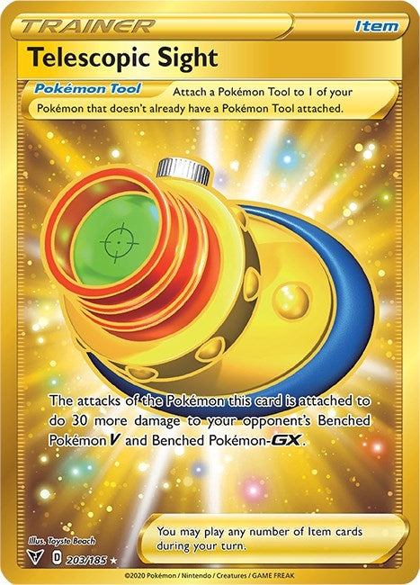 Image for Telescopic Sight (Secret) (203/185) (SWSH04: Vivid Voltage) (SWSH04) - Pokemon