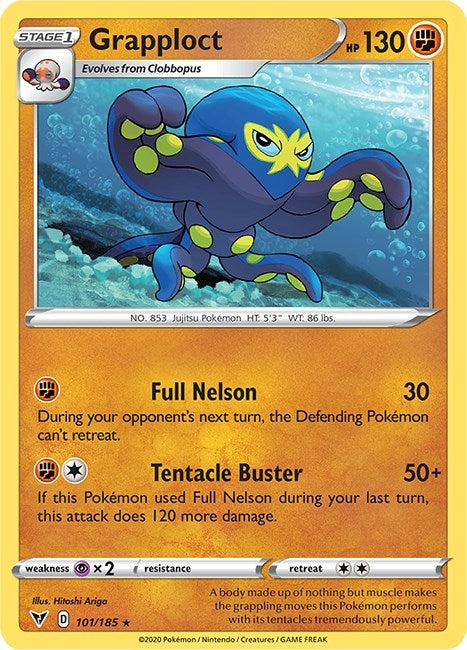 Image for Grapploct (101/185) (SWSH04: Vivid Voltage) (SWSH04) - Pokemon