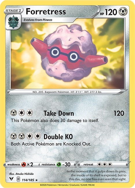 Image for Forretress (114/185) (SWSH04: Vivid Voltage) (SWSH04) - Pokemon