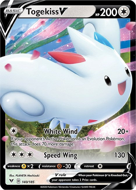Image for Togekiss V (140/185) (SWSH04: Vivid Voltage) (SWSH04) - Pokemon