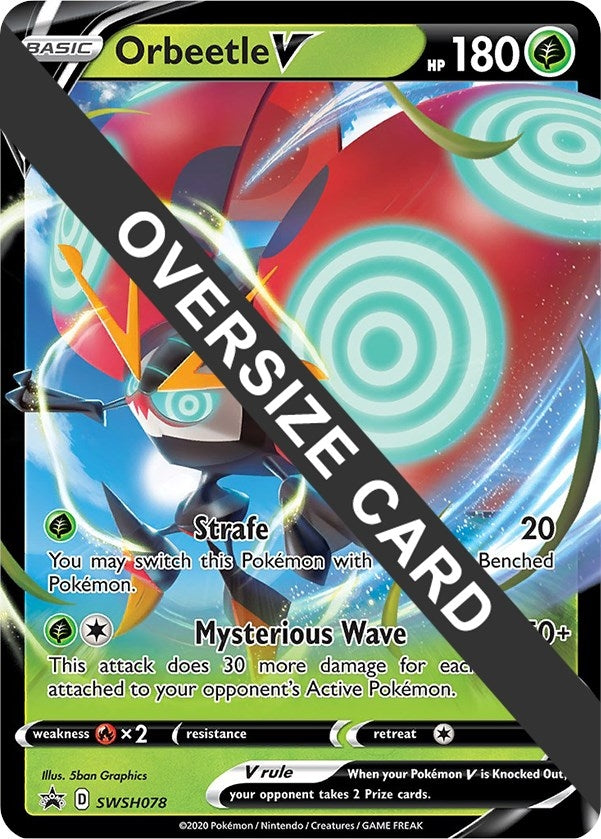 Image for Orbeetle V - SWSH078 (SWSH078) (Jumbo Cards) (PR) - Pokemon